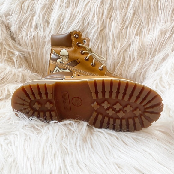 Vintage Rare Custom Timberland Boots Sz 7 - Picture 13 of 15